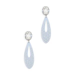 DANNIJO Oxidized Silver Blue Tina Drop Earrings
